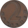  Австрия. 2 гроша 1929 год. 