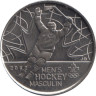  Канада. 25 центов 2009 год. Победа мужской сборной по хоккею на олимпиаде Солт-Лейк-Сити 2002. 