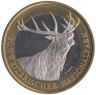  Швейцария. 10 франков 2009 год. Швейцарский национальный парк - олень. 