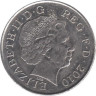  Великобритания. 10 пенсов 2010 год. 