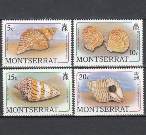  Набор марок. Монтсеррат 1988 год. Морские раковины. (4 марки) 