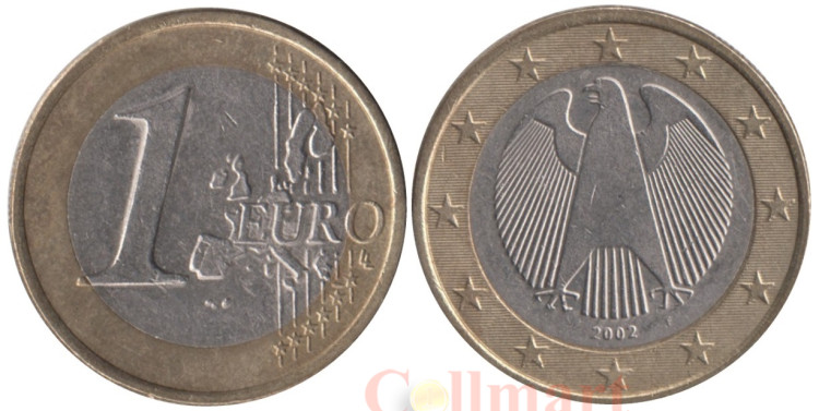 Покупка евро в санкт петербурге. 1 Евро Германия 2002 a. Германский 1 евро 2002. Евро 2002 года выпуска. 2 Евро Германия 2002 a.