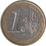  Германия. 1 евро 2002 год. Федеральный орёл. (F) 
