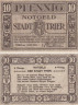  Бона. Германия. Трир 10 пфеннигов 1920 год. Нотгельд. (VF) 