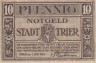  Бона. Германия. Трир 10 пфеннигов 1920 год. Нотгельд. (VF) 