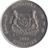  Сингапур. 20 центов 2006 год. Каллиандра. 