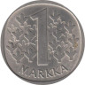  Финляндия. 1 марка 1975 год. Герб. 