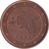  Эстония. 5 евроцентов 2011 год. 