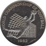  Ямайка. 1 доллар 1982 год. Чемпионат мира по футболу 1982. 