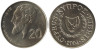  Кипр. 20 центов 2004 год. Зенон Китийский. 