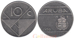 Аруба. 10 центов 1986 год.