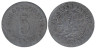  Германия. Меттман. 5 пфеннигов 1917 год. Памятник. Нотгельд. 