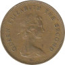  Гонконг. 50 центов 1977 год. Королева Елизавета II. 