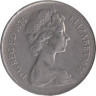  Великобритания. 10 новых пенсов 1974 год. 