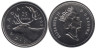  Канада. 25 центов 1995 год. Северный олень. (UNC) 