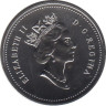  Канада. 25 центов 1995 год. Северный олень. (UNC) 
