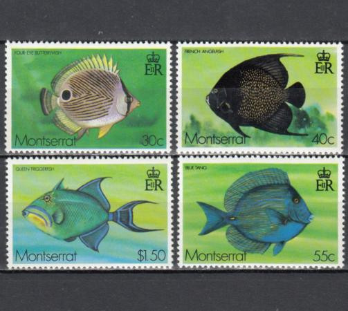  Набор марок. Монтсеррат 1978 год. Рыбы. (4 марки) 