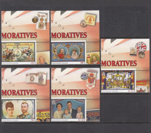  Набор марок. Остров Вознесения 2013 год. 60-я годовщина коронации королевы Елизаветы II. (5 марок) 