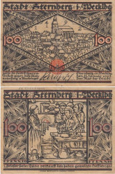 Бона. Германия. Штернберг 100 пфеннигов 1922 год. Нотгельд. (F)