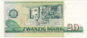  Бона. Германия (ГДР) 20 марок 1975 год. Иоганн Вольфганг фон Гёте. (XF) 