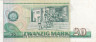  Бона. Германия (ГДР) 20 марок 1975 год. Иоганн Вольфганг фон Гёте. (VF) 