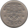  Португалия. 2,5 эскудо 1982 год. 