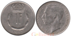 Люксембург. 1 франк 1982 год. Великий герцог Жан.