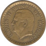  Монако. 1 франк 1945 год. Князь Луи II. 