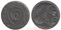 Германия. Кобленц. 10 пфеннигов 1921 год. Йозеф Гёррес. Нотгельд.