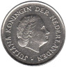  Нидерланды. 25 центов 1978 год. Королева Юлиана. 