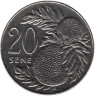  Самоа. 20 сене 2002 год. Плоды хлебного дерева. 