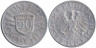  Австрия. 50 грошей 1946 год. 
