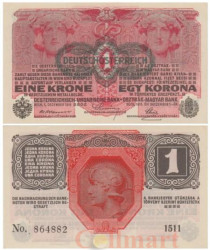 Бона. Австрия 1 крона 1916 год.