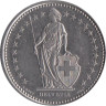  Швейцария. 1/2 франка 1988 год. Гельвеция. 