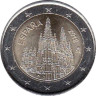  Испания. 2 евро 2012 год. Кафедральный собор в городе Бургос. 