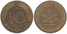  ФРГ. 10 пфеннигов 1991 год. (G) 