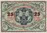 Бона. Германия. Остерхольц-Шармбек 25 пфеннигов 1921 год. Нотгельд. (XF) 