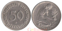 ФРГ. 50 пфеннигов 1968 год. (F)