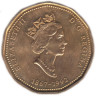  Канада. 1 доллар 1992 год. 125 лет Канадской конфедерации. Парламент. 