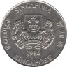  Сингапур. 20 центов 1986 год. Каллиандра. 