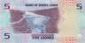  Бона. Сьерра-Леоне 5 леоне 2022 год. Сенгбе Пье. (Пресс) 
