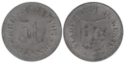 Германия. Хёрде. 50 пфеннигов 1917 год. Нотгельд.