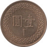  Тайвань. 1 доллар 2006 год. Чан Кайши. 