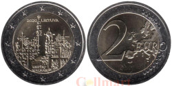 Литва. 2 евро 2020 год. Гора Крестов.
