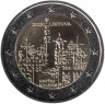  Литва. 2 евро 2020 год. Гора Крестов. 