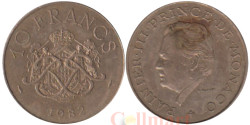 Монако. 10 франков 1982 год. Князь Ренье III.