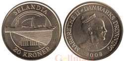 Дания. 20 крон 2008 год. Селандия.