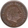  Нидерланды. 5 центов 1950 год. Королева Юлиана. 