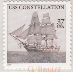 Марка. США. Парусник "Созвездие".