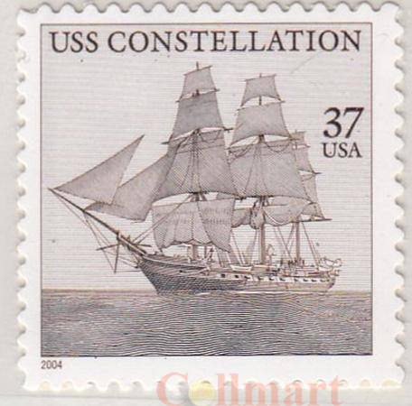  Марка. США. Парусник "Созвездие". 